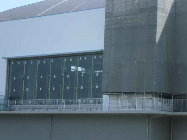 奈良県　五條市　某体育施設　ハイドロテクトガラスコーティング